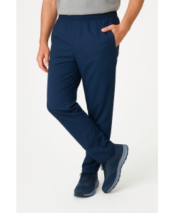 Calça Tactel Elastano Forrada Masculino Forro Butu Biru Azul